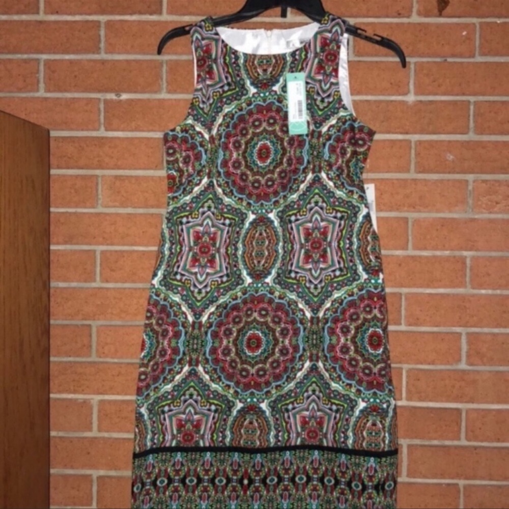 STITCH FIX WISP ALIA COTTON DRESS BRIGHT COLORFUL SIZE 0